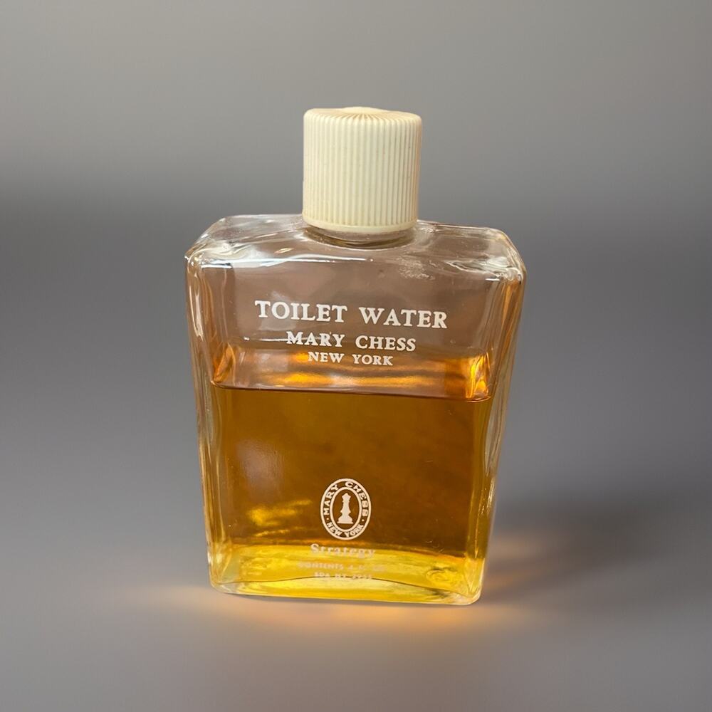 VTG 1940s-50s Mary Chess Toilet Water Collectable New York 4oz Splash 70%